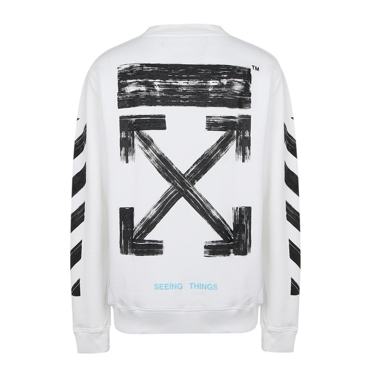 【包税】off white /off white【17秋冬新款】 男士白色棉质经典箭头