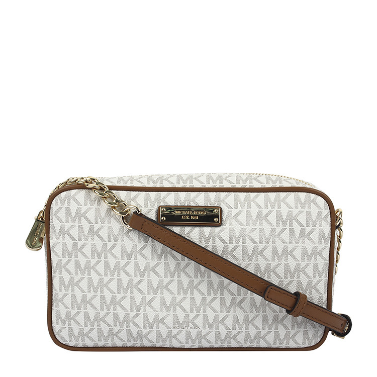 michael kors/迈克·科尔斯 mk女包 jet set item系列女士pvc字母印花