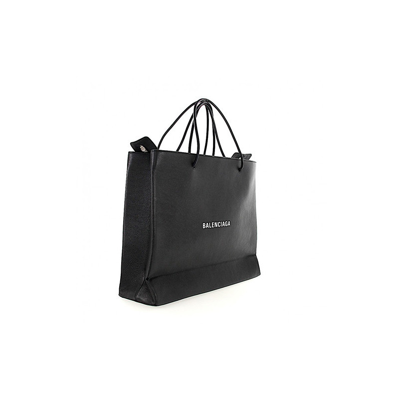 balenciaga/巴黎世家 爆款纸袋包 购物袋shopping tote 黑色购物袋