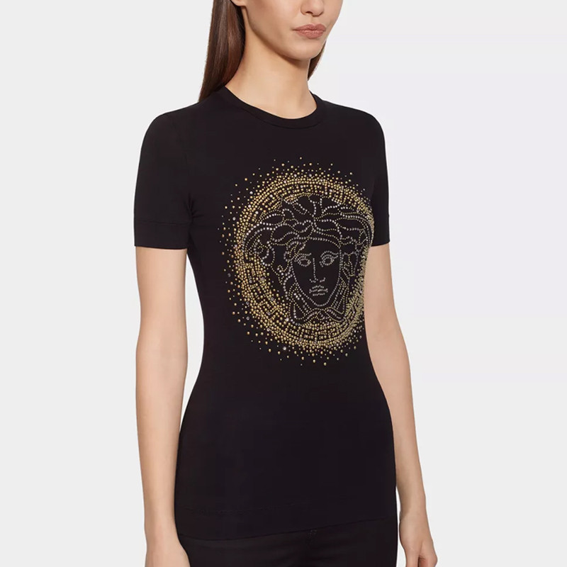 VERSACE/范思哲 【21春夏】 美杜莎头像女士短袖T恤A82241A213311A1008 【爆款主推现货】