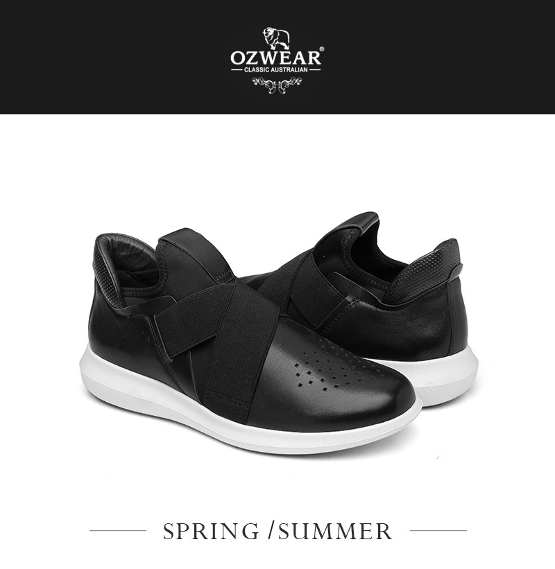 【19春夏】ozwear ugg/ozwear ugg 休闲运动鞋 414 春夏新款 牛皮绑带