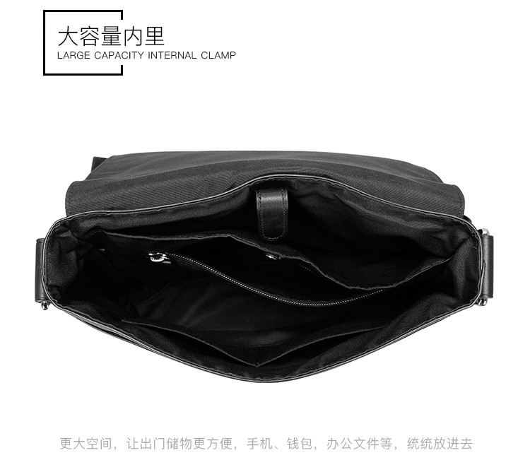 coach/蔻驰男士pvc配皮商务休闲单肩斜挎包28575灰黑色