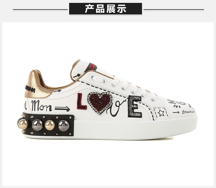 dolce&gabbana/杜嘉班纳 女士18年秋冬休闲运动鞋 ck1544-av093-8s963