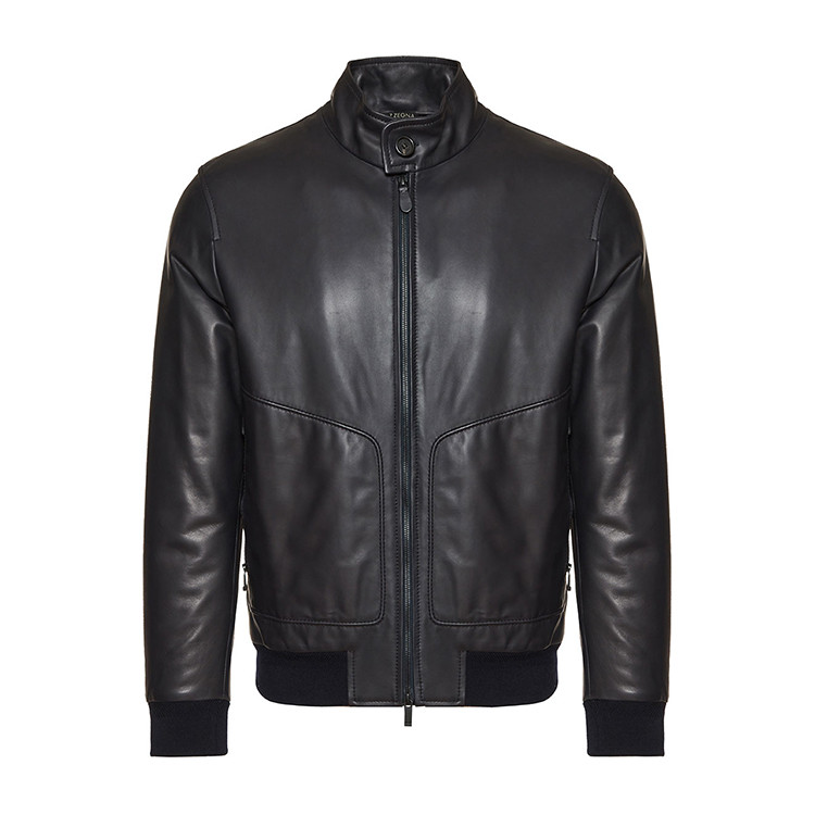ermenegildo zegna/杰尼亚 2018秋冬新品 男士羊皮夹克外套 vr074 zz