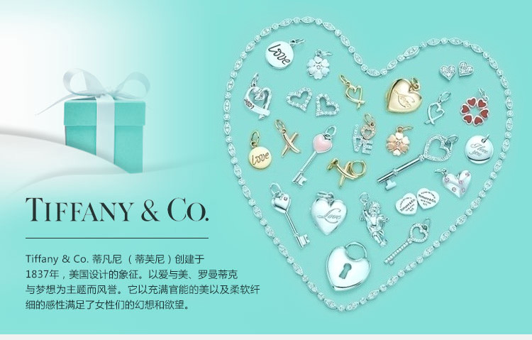 tiffany & co 蒂芙尼 女士银色925银时尚项链 32530451