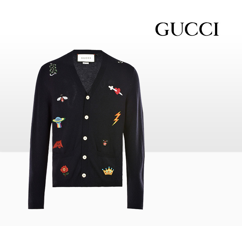【gucci古驰 男士针织衫/毛衣】gucci/古驰 18新款开.