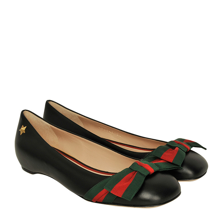 【可用券】gucci/古驰女士真皮平跟鞋 平底鞋 432045