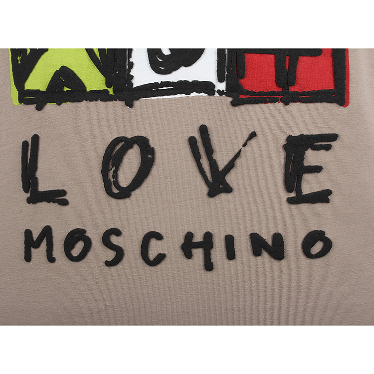 love moschino/love moschino 男士棉质涂鸦图案短袖t恤 m473168 00y