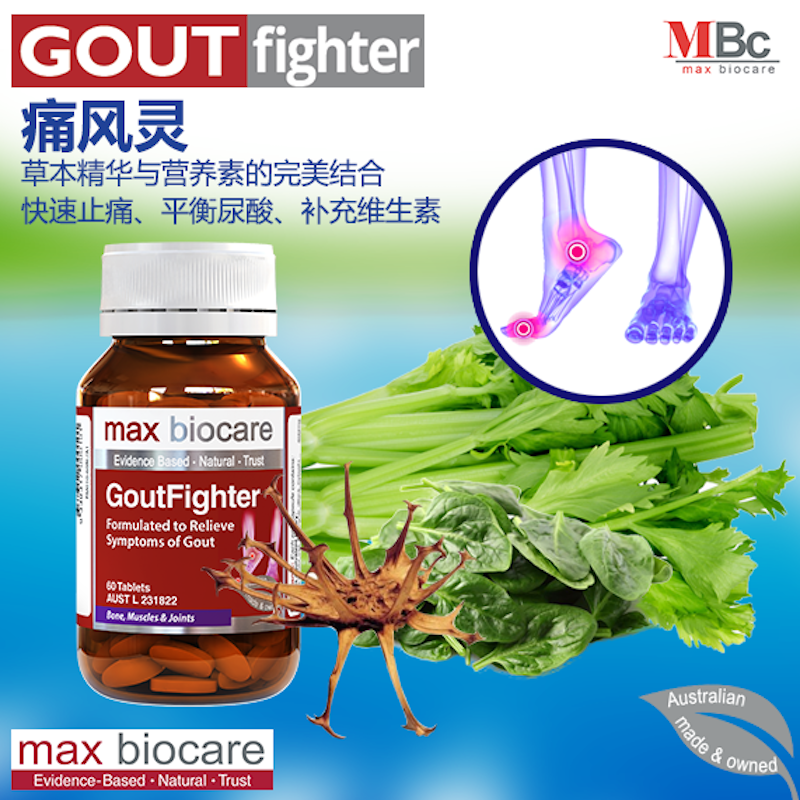 【可用券】mbc 痛风克星 goutfighter – 痛风营养素 由三种草药和