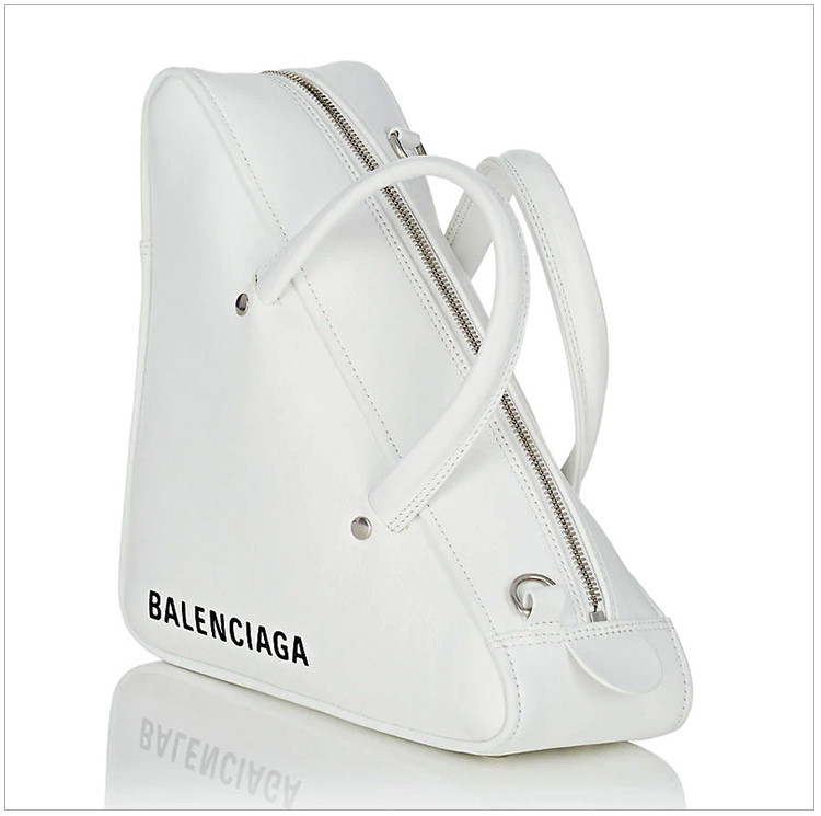 【包税】balenciaga巴黎世家女士牛皮triangle小号三角包时尚单肩斜