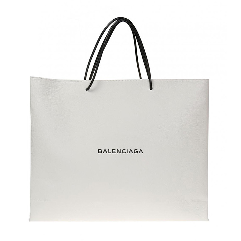 balenciaga/巴黎世家 男士白色皮质手提包 482543 0ai1n 9060-s#1812