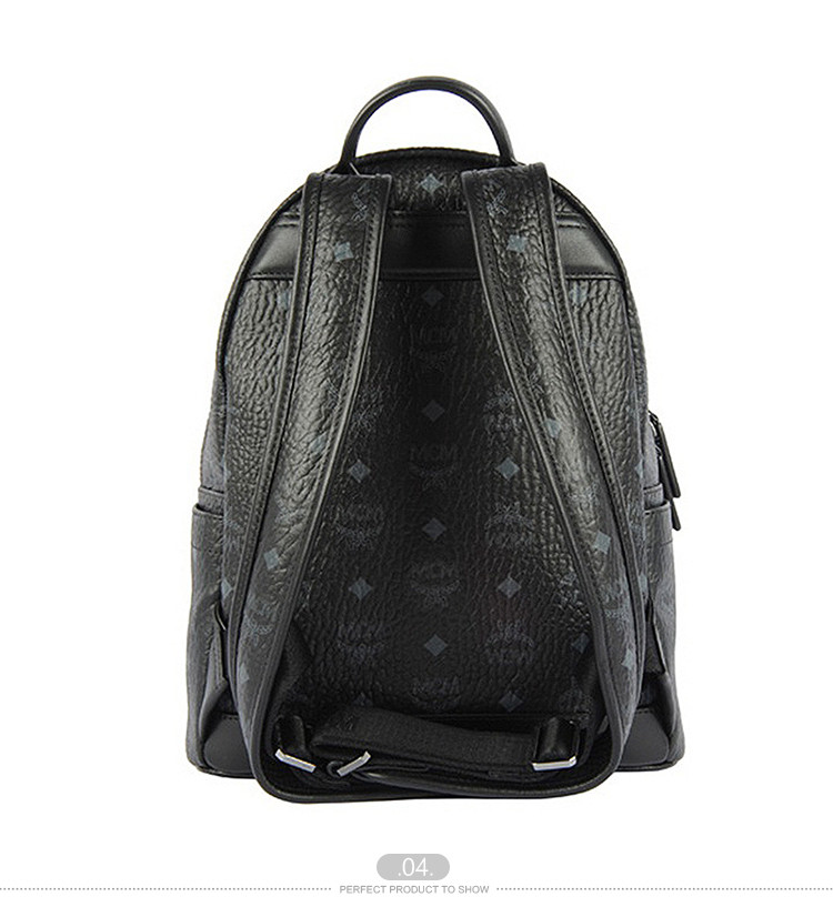 mcm/mcm 男士黑色pvc双肩包backpacks mmk6sve26-bk-012w 20170317