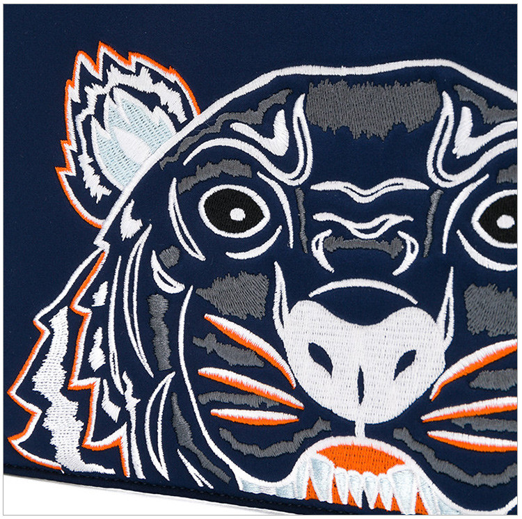【包税】kenzo 高田贤三 【18新品】中性蓝色虎头图案logo印花时尚手