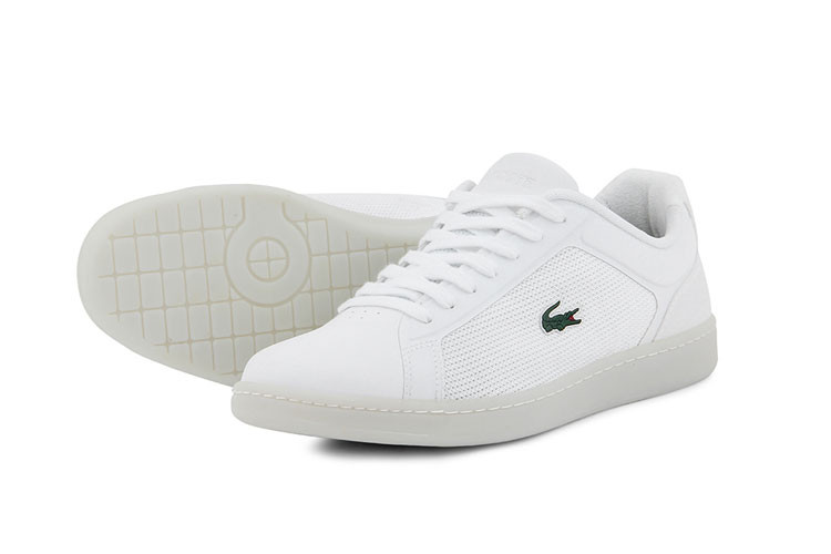 lacoste/鳄鱼男鞋 法国拉科斯特小白鞋 舒适平跟纯色百搭低帮鞋 休闲