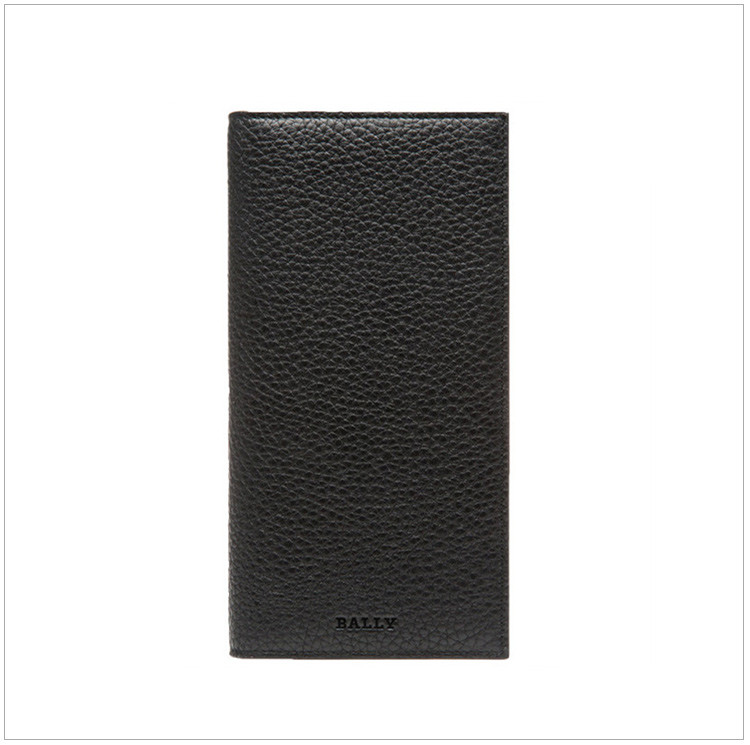 bally 巴利 男士黑色牛皮长款钱包 6208053