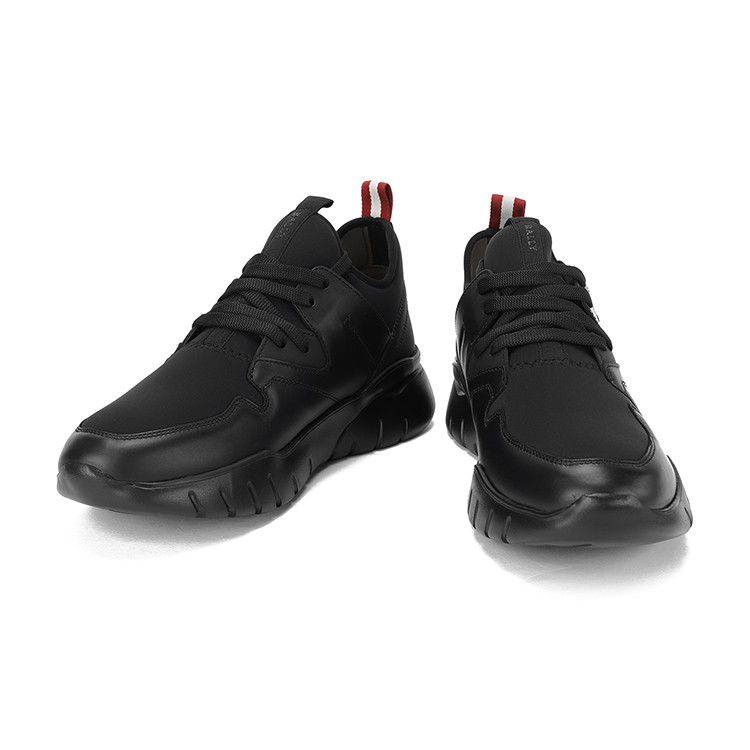 【18秋冬新款】bally/巴利-男士 织物拼皮 休闲运动鞋 biffy 6223278