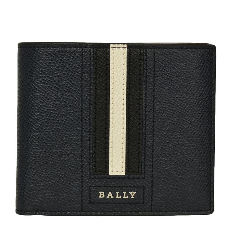 【bally巴利 钱包】bally/巴利男士经典款黑白拼接