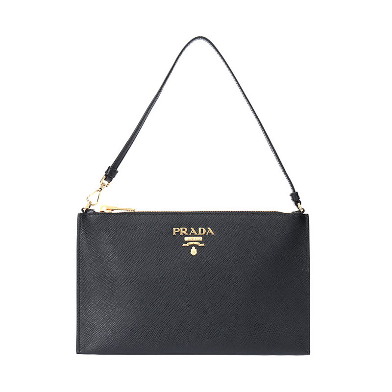 prada/普拉达 女士黑色牛皮单肩包 1nh004-pn9-f0002-146#181203crq