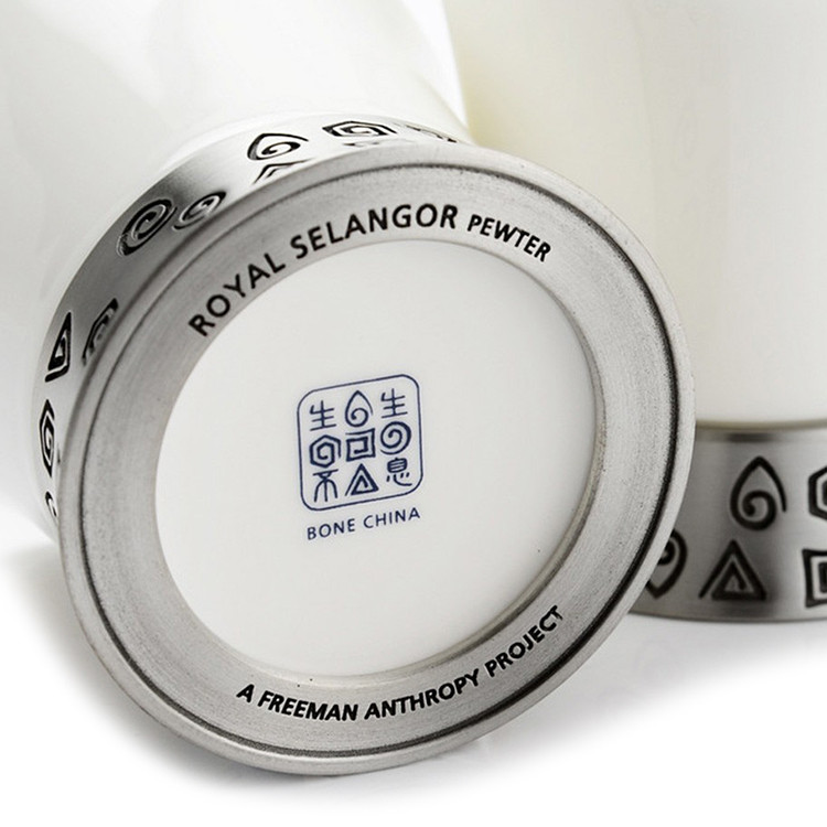 royalselangor/皇家雪兰莪 马来西亚锡器 五行茶杯(2只) 015149