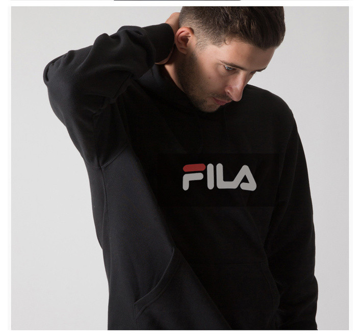 【fila斐乐 男士运动卫衣/套头衫】fila/斐乐 男款连帽卫衣 休闲运动