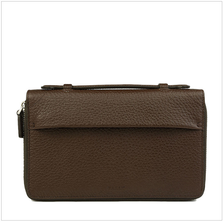 bally 巴利 magus系列 【18新品】男士深棕色牛皮时尚钱包手拿包21