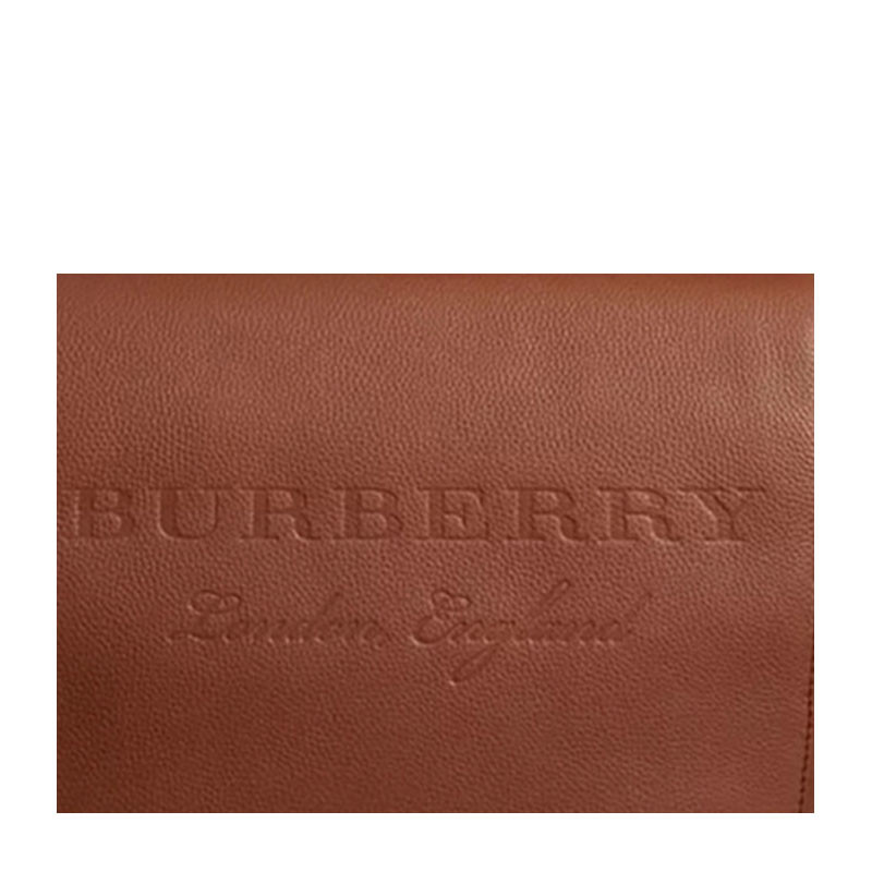 burberry/博柏利 男士咖啡色牛皮单肩包 4062013-chestnut brown-012