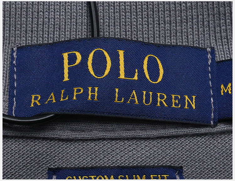 ralph lauren(拉夫劳伦) 灰色纯棉战马logo标志短袖polo衫 xxl