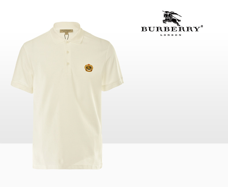 burberry/博柏利 刺绣白色男士t恤男士短polo 8003021whit