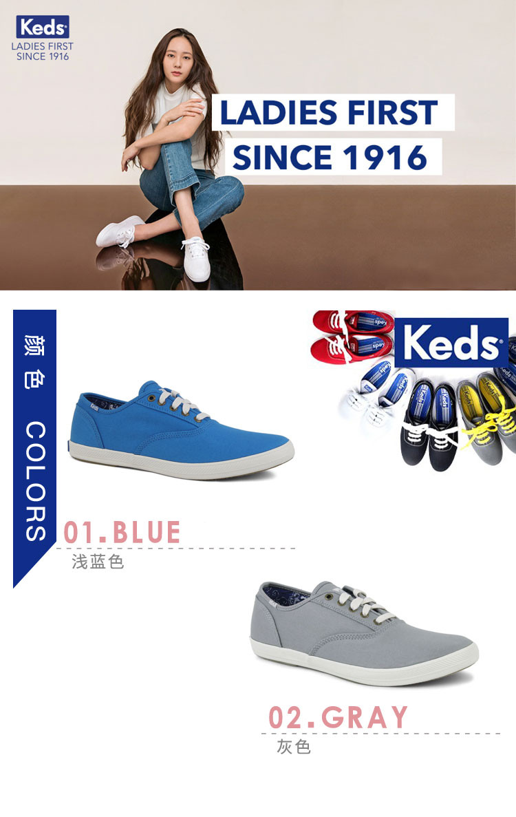 【包税】keds/keds 帆布鞋 泰勒经典情侣款一脚蹬男鞋 纯色低帮休闲