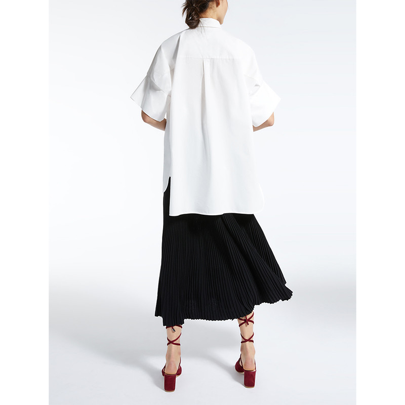 【18秋冬服装】weekend max mara/weekend max mara 纯棉褶皱宽袖女士