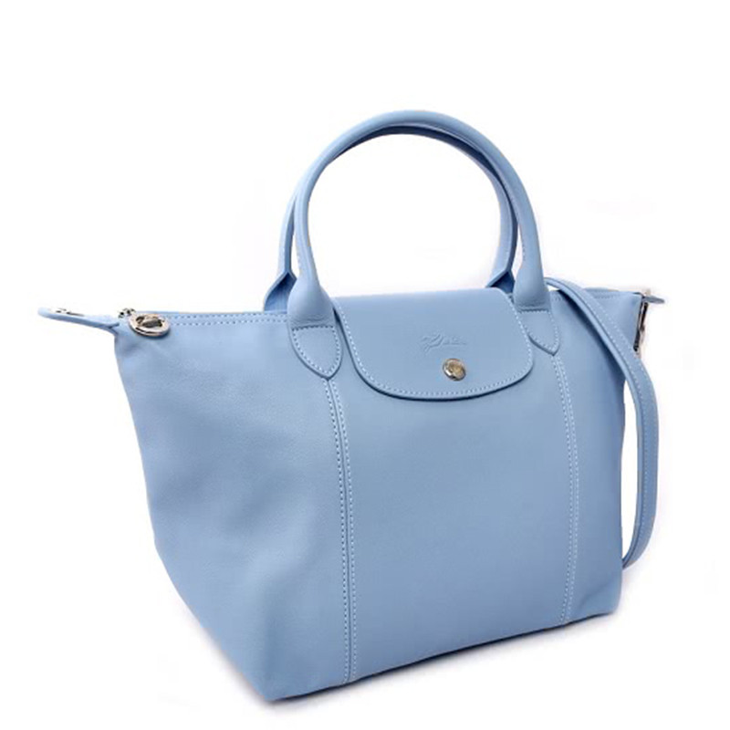 longchamp/珑骧 女士浅蓝色手提包 1512737b40-034#181019tqy