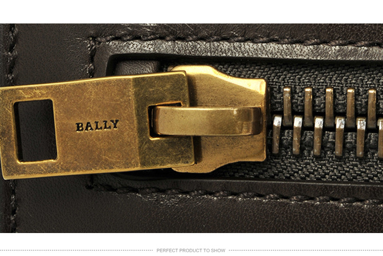 bally/巴利 男士棕色皮革单肩包 6214251-034 20170601