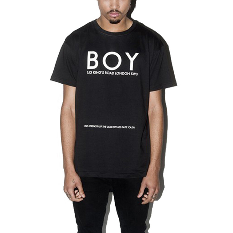 boy london 【英版】大字母logo中性无袖t恤背心 黑色 b0411a13