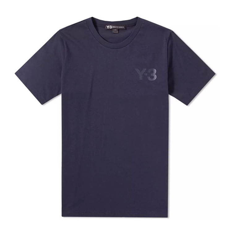 y-3/y-3 男士运动t恤 y-3/y-3 2018新品黑色全棉y3 男士休闲运动 logo