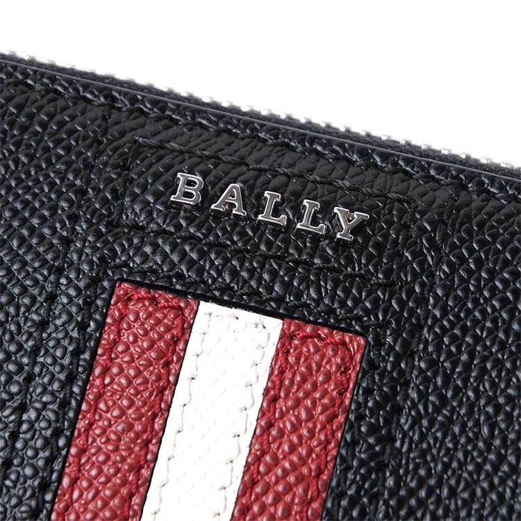 bally 巴利 tevyn男士黑色条纹小牛皮旅行大号手拿包钱包钱夹 telen