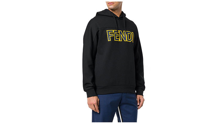 fendi 芬迪男士小怪兽卫衣 黑色