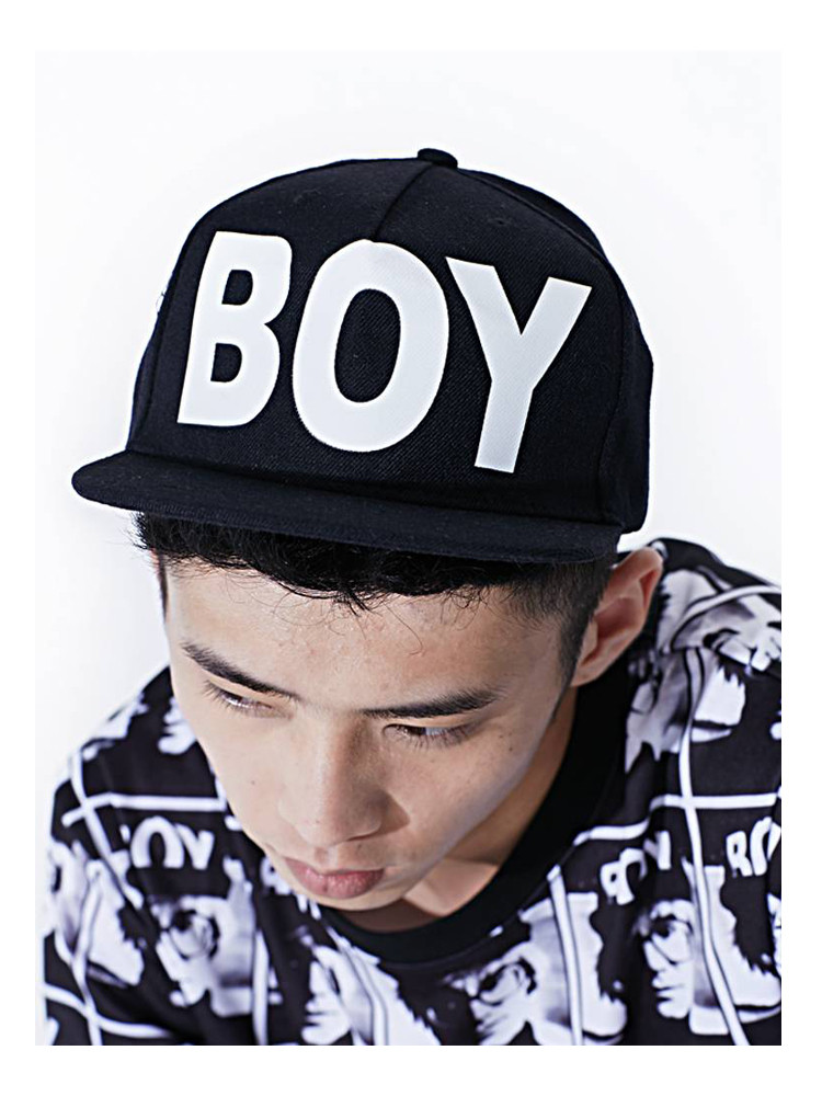 【英版】boy london/boy london伦敦男孩 经典男女黑色白色字母棒球帽