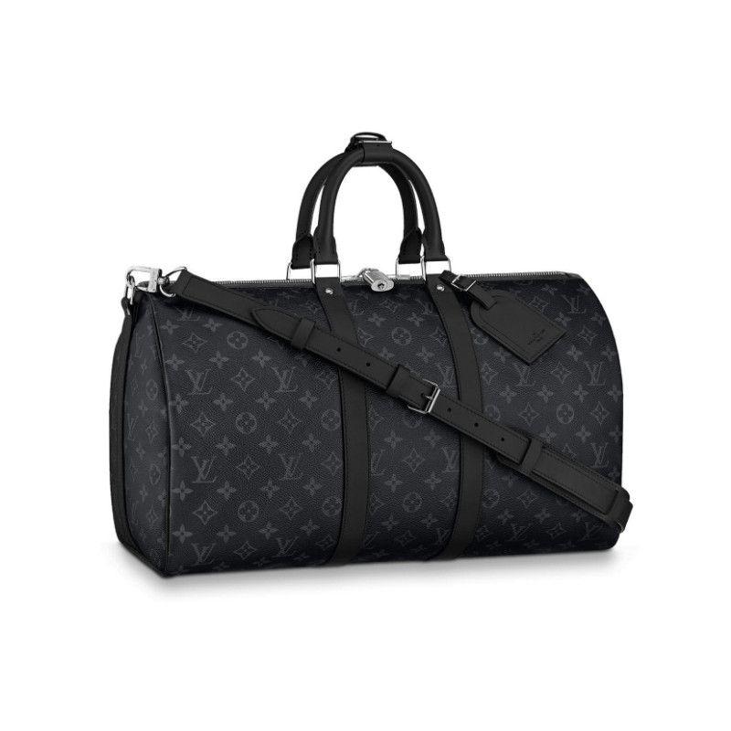 louis vuitton/路易威登 男士黑色老花keepall 45 旅行包 m40569