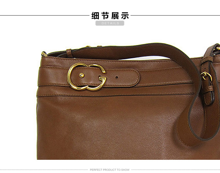 gucci/古驰 女士牛皮棕色单肩包 269960 a7m0t 2535-012w 20170317