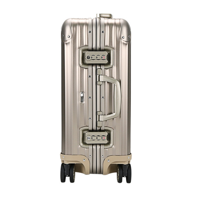 rimowa(日默瓦) 香槟金铝合金密码锁商务/旅游行李箱