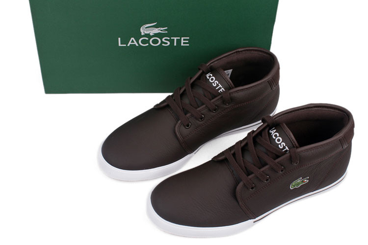 lacoste/鳄鱼小白鞋 男鞋英伦麂皮舒适休闲中帮鞋男士板鞋 7-31spm