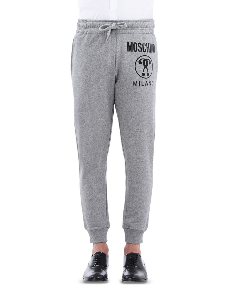 MOSCHINO\/莫斯奇诺 品牌标志印花男士运动裤