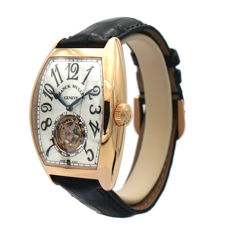 Franck Muller/法兰克穆勒 CINTRÉE CURVEX系列 陀飞轮机械腕表 8880 T 5N