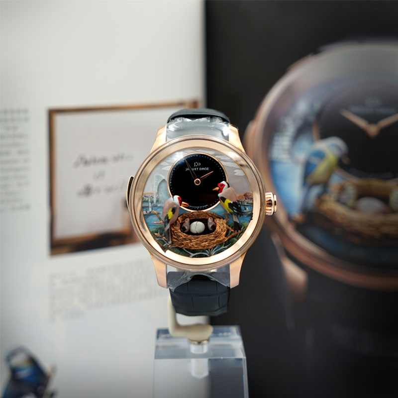 JAQUET DROZ/雅克德罗  自动玩偶系列 日内瓦报时鸟三问 限量8枚机械腕表 J031033204