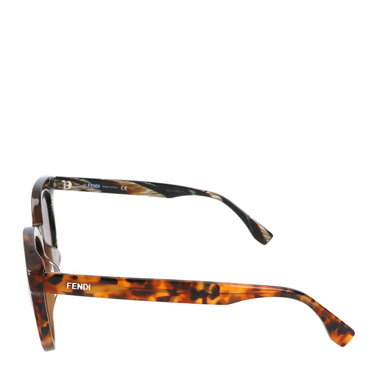 fendi/芬迪太阳眼镜 ff 0064/s 棕色混合花纹 猫眼镜框 时尚太阳眼镜