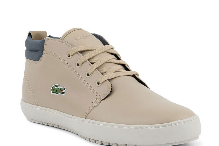 lacoste/鳄鱼 法国拉科斯特男鞋 英伦风舒适男士高帮板鞋 休闲运动鞋