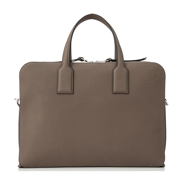 loewe/罗意威男士小牛皮公文手提包33712p57棕色棕色