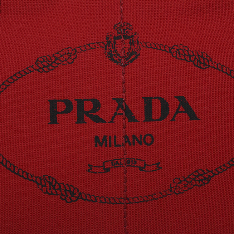 prada/普拉达女士做旧logo印花大号织物单肩斜挎手提包1bg642zkif0n12