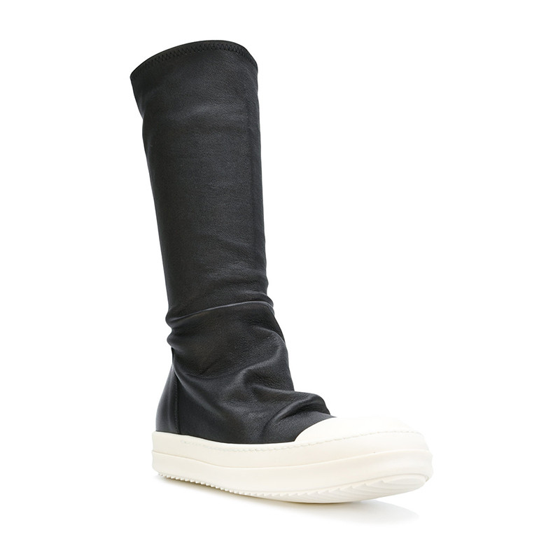 rick owens/瑞克欧文斯 经典款女士半膝靴 rp17f7872