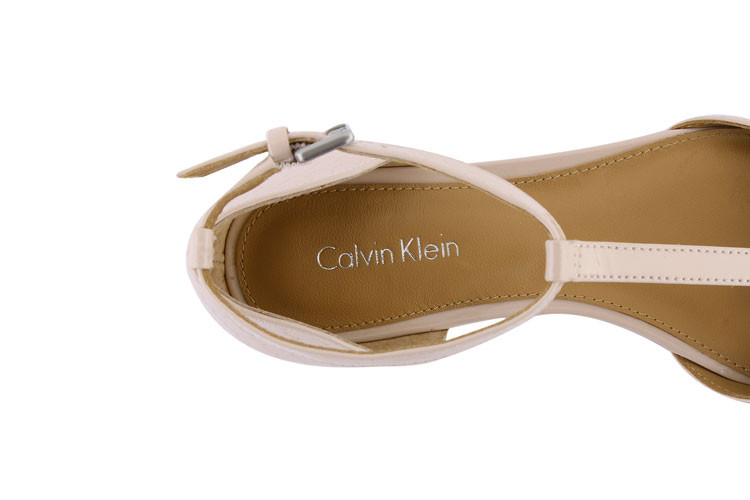 【包税】calvin klein/卡尔文·克莱因凉鞋女 ck罗马一字带女鞋尖头
